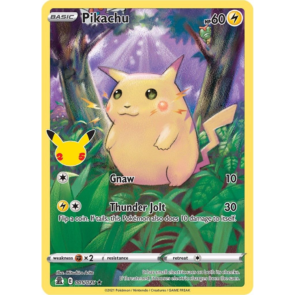 Image for Pikachu (005/025) (CLB) - Pokemon