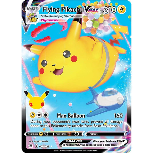 Image for Flying Pikachu VMAX (007/025) (CLB) - Pokemon
