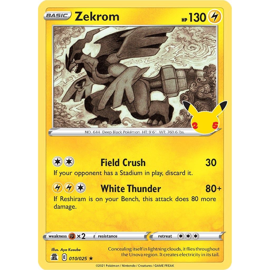 Image for Zekrom (010/025) (CLB) - Pokemon