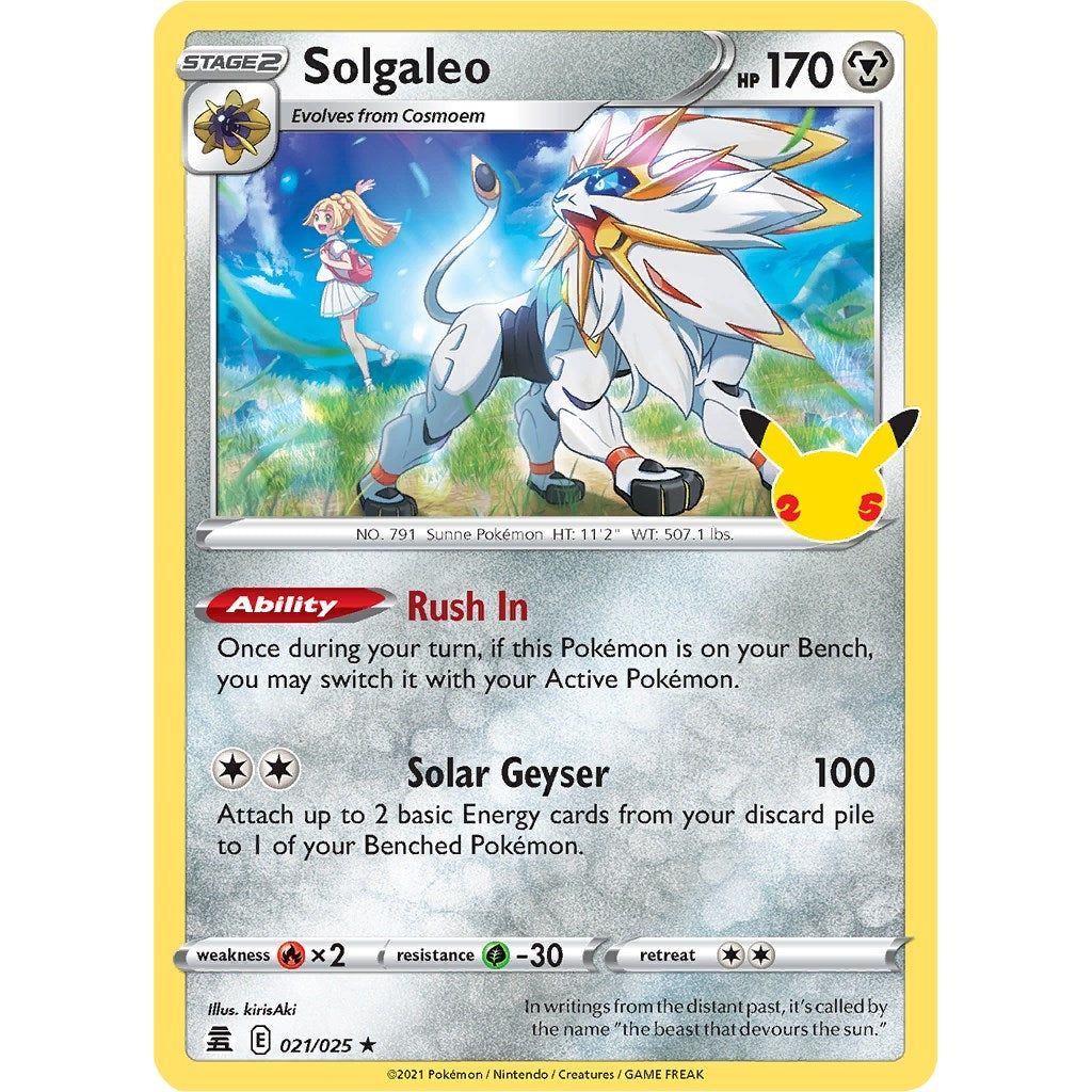 Image for Solgaleo (021/025) (CLB) - Pokemon