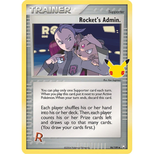 Image for Rocket's Admin. (86/109) (CCC) - Pokemon