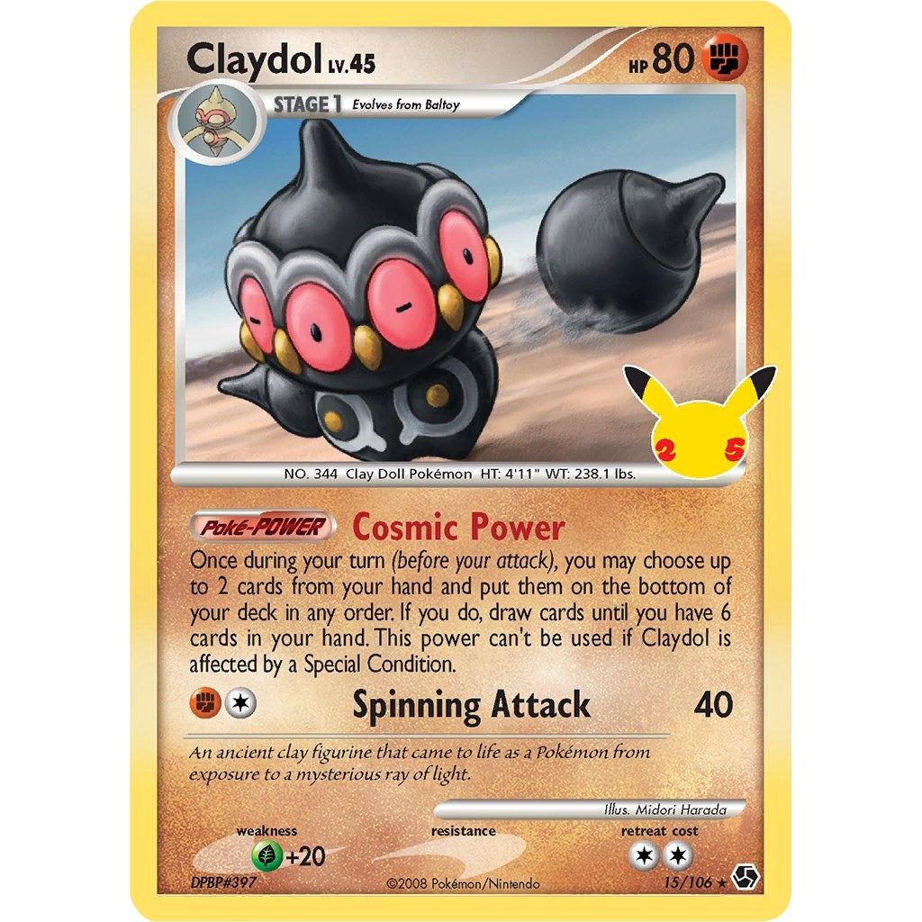 Image for Claydol (15/106) (CCC) - Pokemon