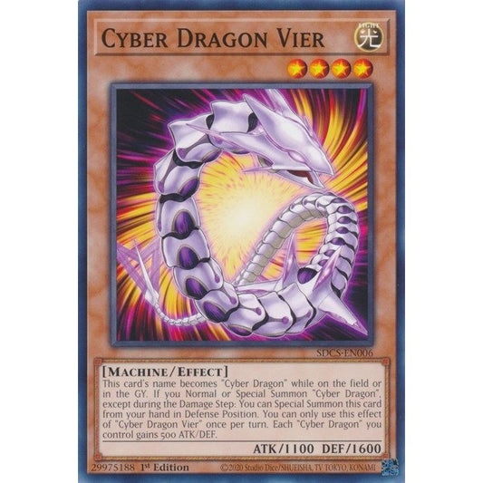 Image for Cyber Dragon Vier (SDCS-EN006) (SDCS) - YuGiOh