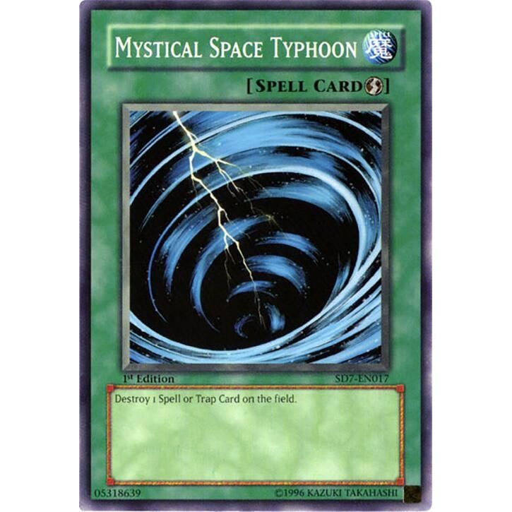 Image for Mystical Space Typhoon (SD7-EN017) - YuGiOh