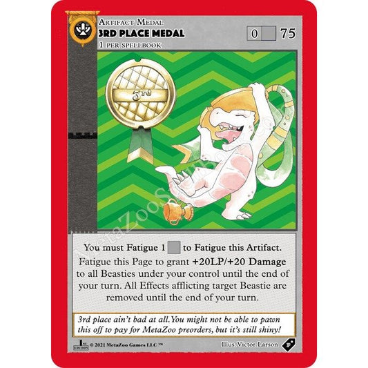 Image for 3RD Place Medal (MEDALS) - MetaZoo