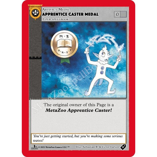 Image for Apprentice Caster Medal (MEDALS) - MetaZoo