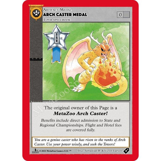 Image for Arch Caster Medal (MEDALS) - MetaZoo