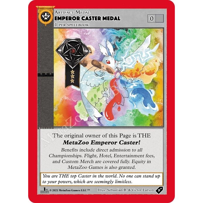 Image for Emperor Caster Medal (MEDALS) - MetaZoo