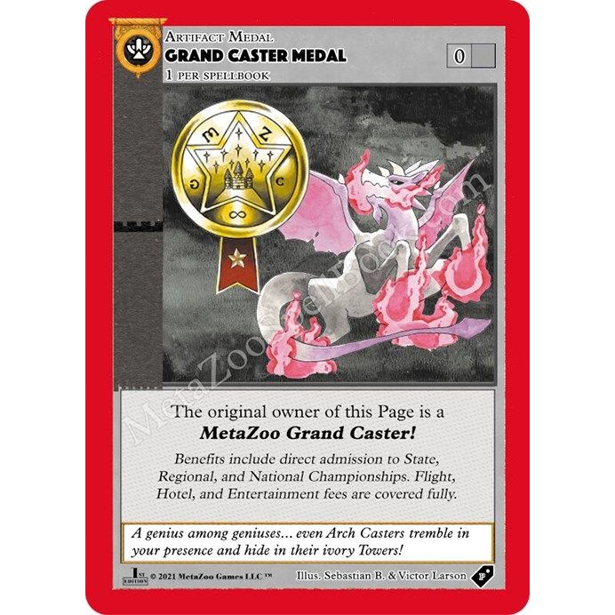 Image for Grand Caster Medal (MEDALS) - MetaZoo
