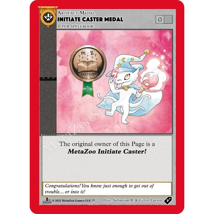 Image for Initiate Caster Medal (MEDALS) - MetaZoo