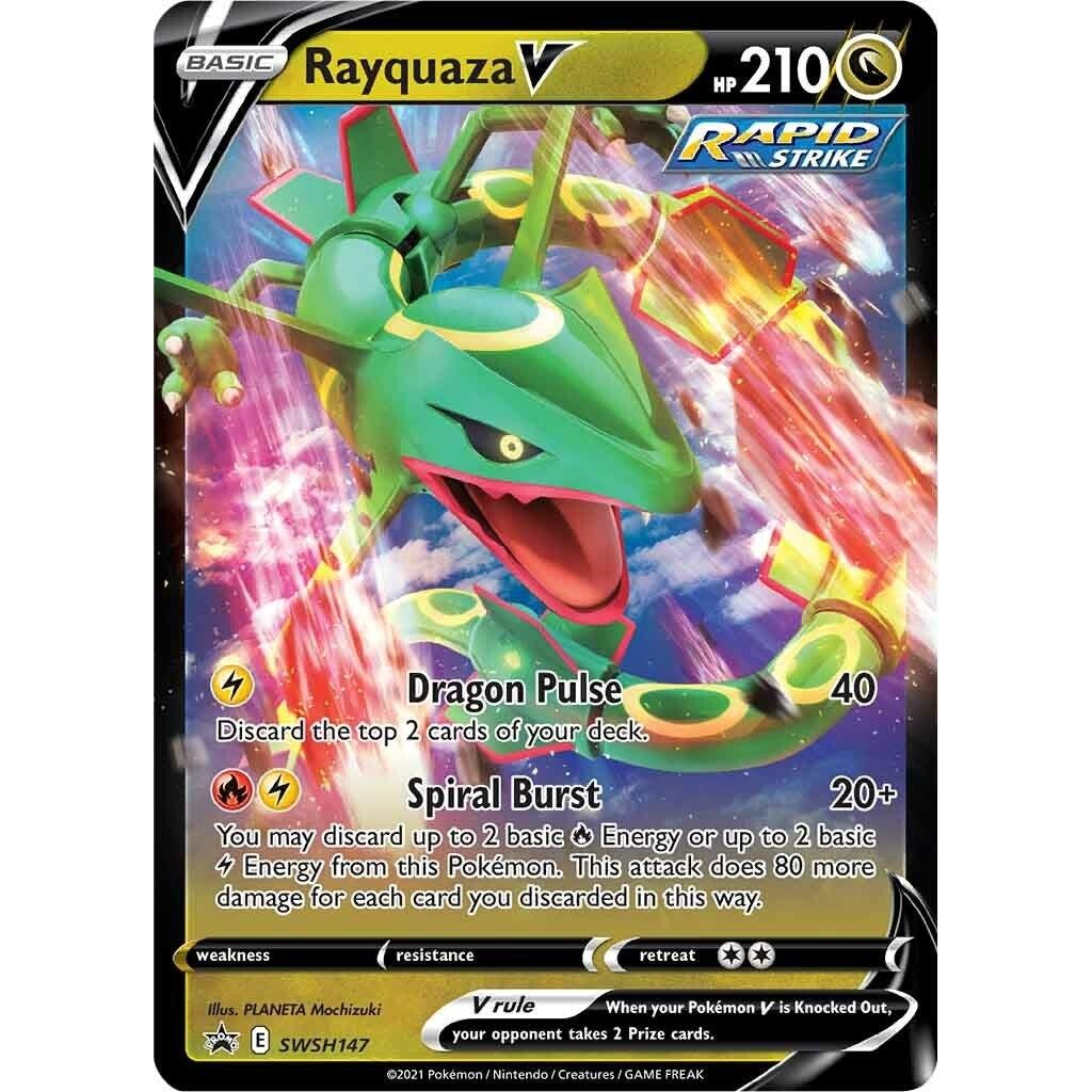 Image for Rayquaza V - SWSH147 (SWSH147) (SWSD) - Pokemon