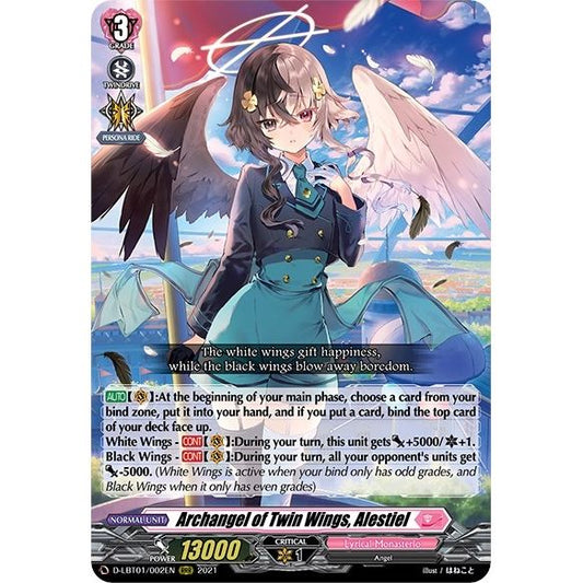 Image for Archangel of Twin Wings, Alestiel (D-LBT01/002EN) (D-LBT01) - Cardfight Vanguard