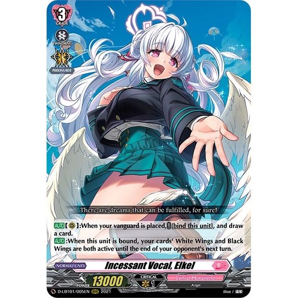 Image for Incessant Vocal, Elkel (D-LBT01/005EN) (D-LBT01) - Cardfight Vanguard