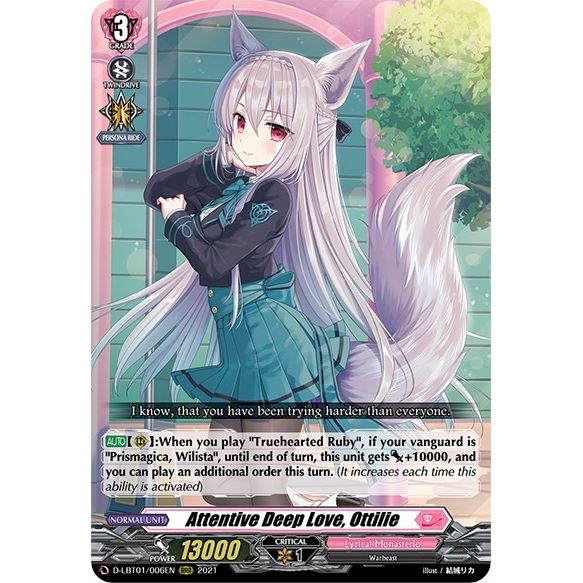 Image for Attentive Deep Love, Ottilie (D-LBT01/006EN) (D-LBT01) - Cardfight Vanguard