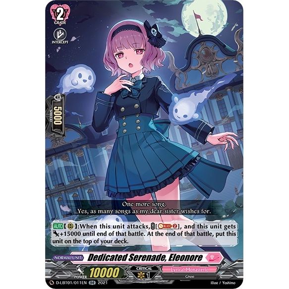 Image for Dedicated Serenade, Eleonore (D-LBT01/011EN) (D-LBT01) - Cardfight Vanguard
