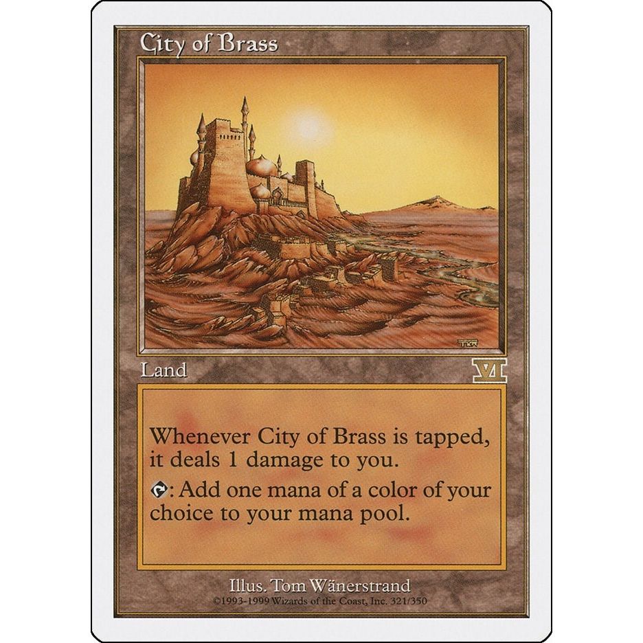 Image for City of Brass (321) (6ED) - Magic: The Gathering