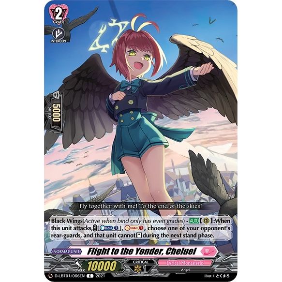 Image for Flight to the Yonder, Cheluel (D-LBT01/066EN) (D-LBT01) - Cardfight Vanguard