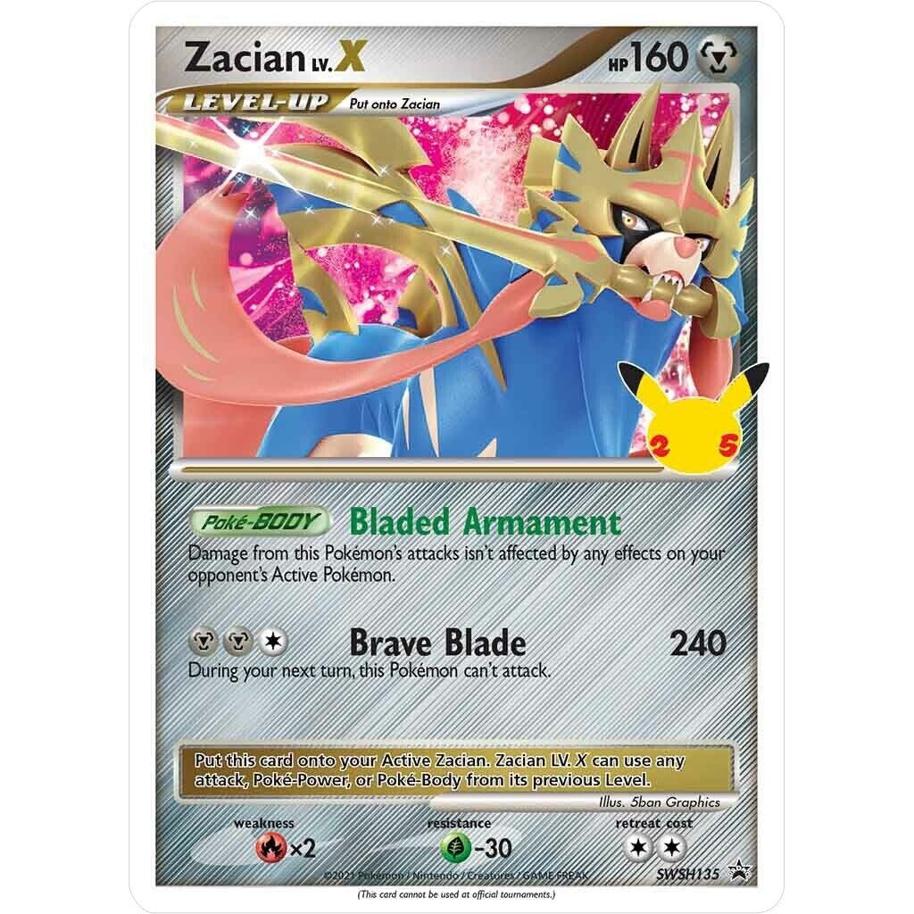 Image for Zacian LV. X - SWSH135 (SWSH135) (SWSD) - Pokemon