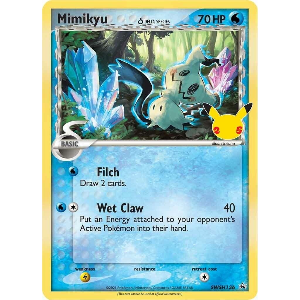Image for Mimikyu (Delta Species) - SWSH136 (SWSH136) (SWSD) - Pokemon