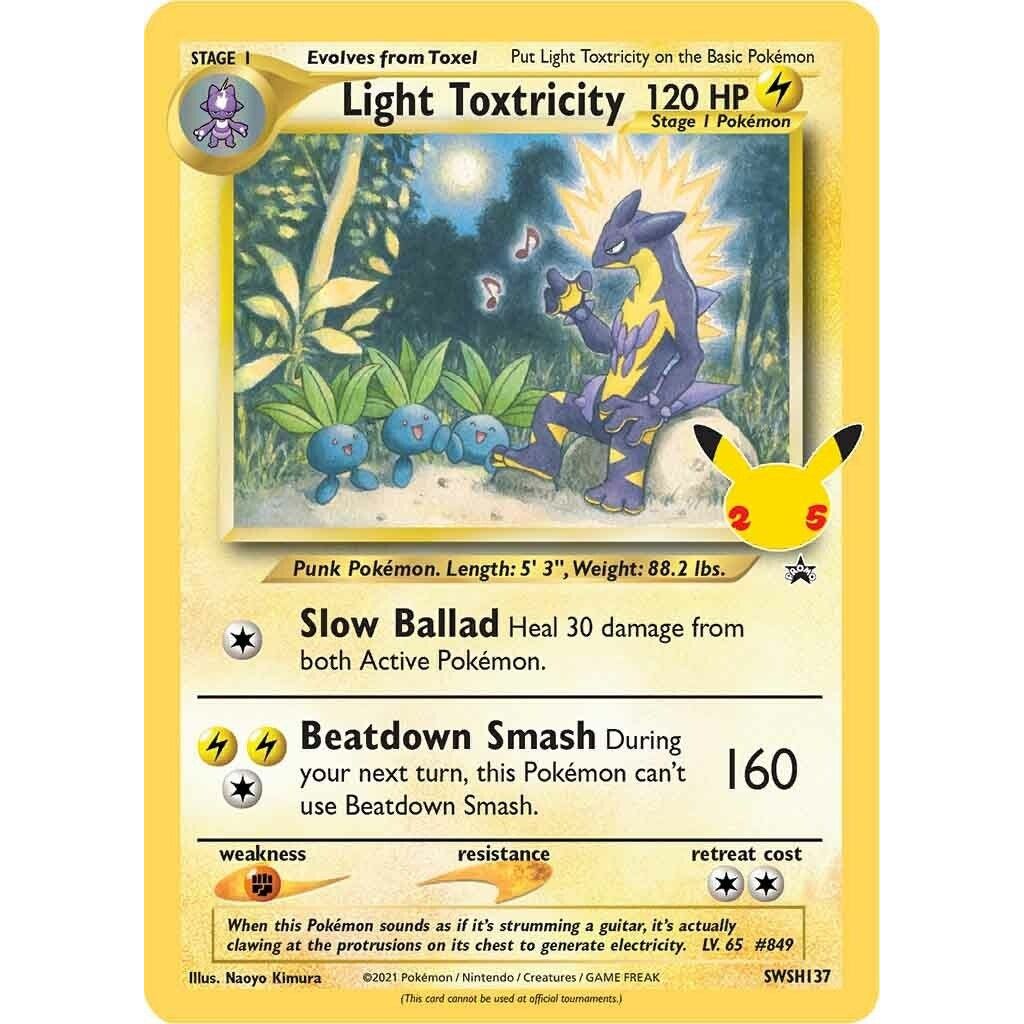 Image for Light Toxtricity - SWSH137 (SWSH137) (SWSD) - Pokemon
