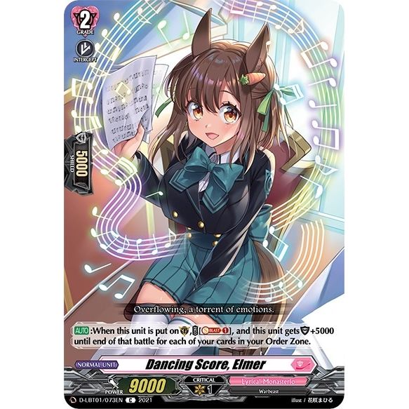 Image for Dancing Score, Elmer (D-LBT01/073EN) (D-LBT01) - Cardfight Vanguard