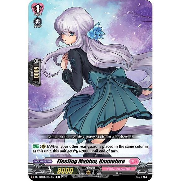 Image for Fleeting Maiden, Hannelore (D-LBT01/086EN) (D-LBT01) - Cardfight Vanguard