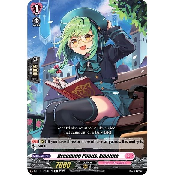 Image for Dreaming Pupils, Emeline (D-LBT01/094EN) (D-LBT01) - Cardfight Vanguard