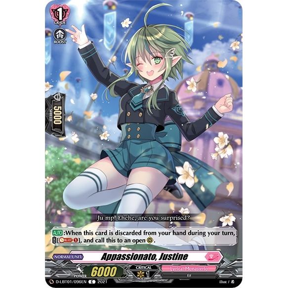 Image for Appassionato, Justine (D-LBT01/096EN) (D-LBT01) - Cardfight Vanguard