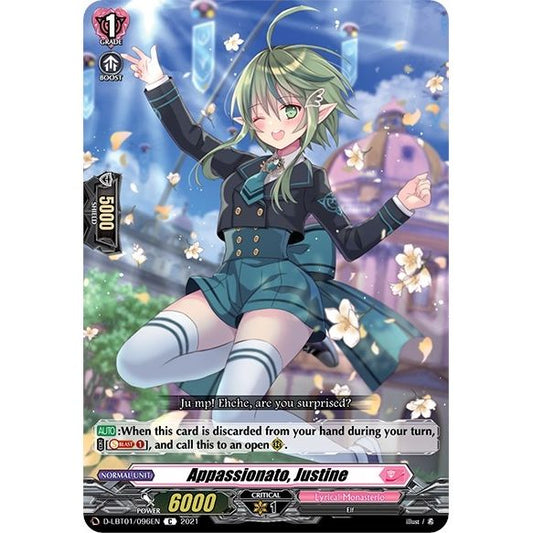 Image for Appassionato, Justine (D-LBT01/096EN) (D-LBT01) - Cardfight Vanguard