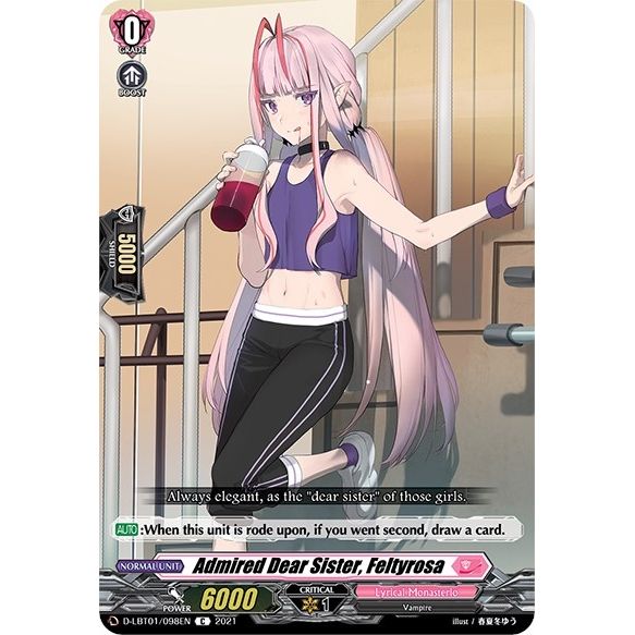 Image for Admired Dear Sister, Feltyrosa (D-LBT01/098EN) (D-LBT01) - Cardfight Vanguard