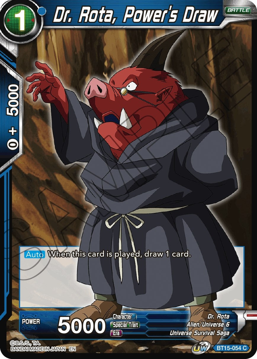 Image for Dr. Rota, Power's Draw (BT15-054) (DBS-B15) - Dragon Ball Super: Masters