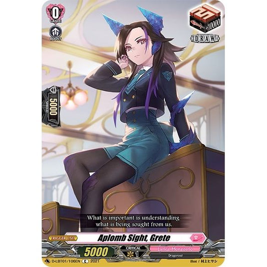 Image for Aplomb Sight, Grete (D-LBT01/106EN) (D-LBT01) - Cardfight Vanguard