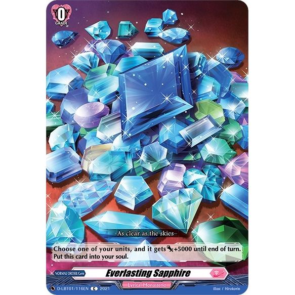 Image for Everlasting Sapphire (D-LBT01/116EN) (D-LBT01) - Cardfight Vanguard