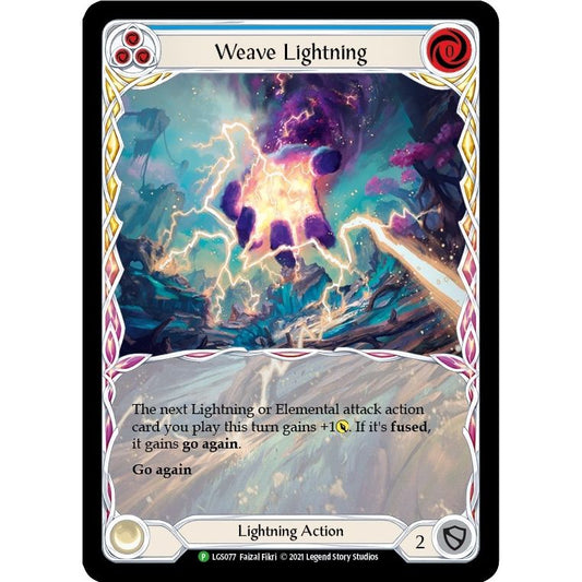 Image for Weave Lightning (Blue) - LGS077 (LGS077) (PR) - Flesh and Blood TCG