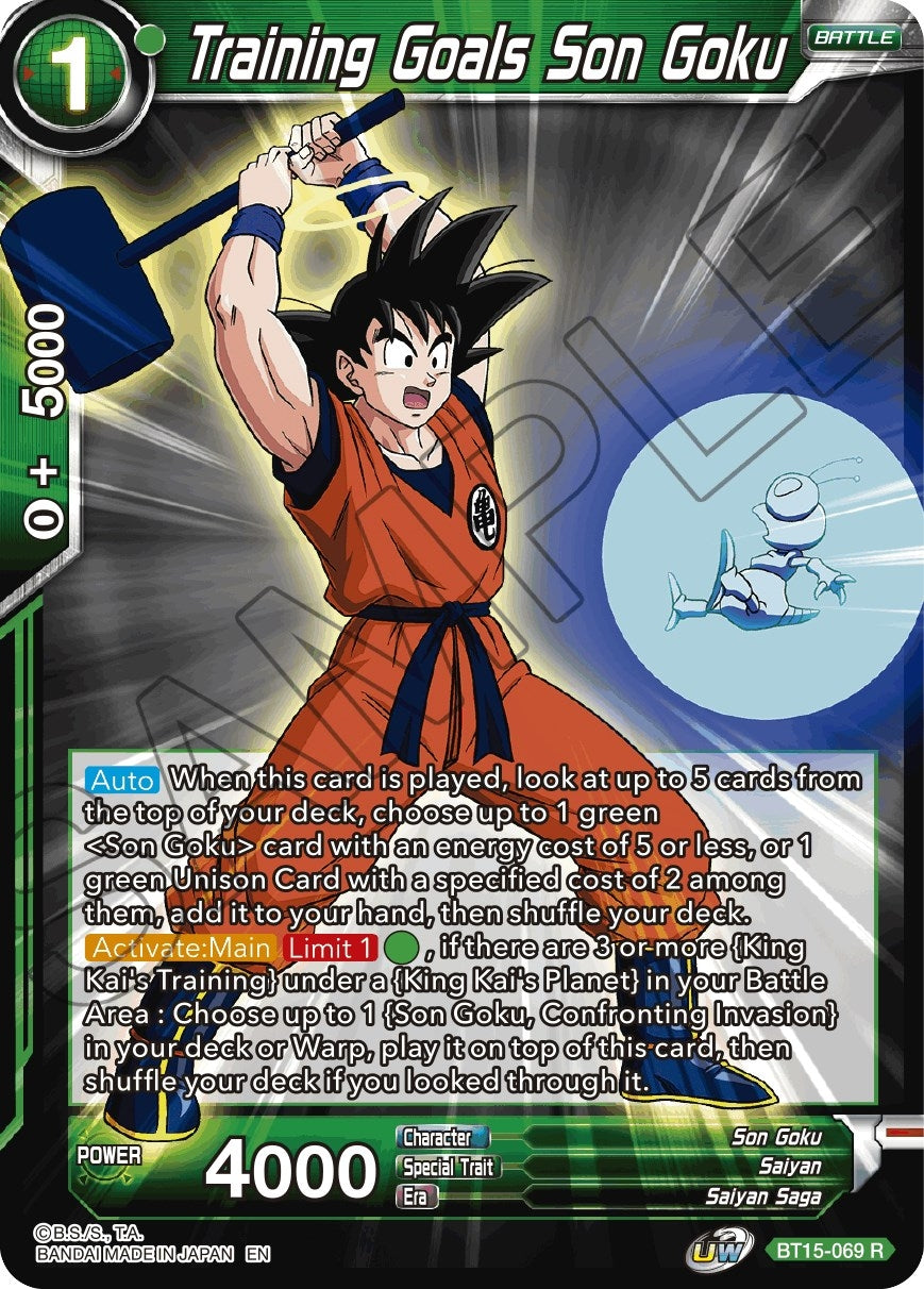 Image for Training Goals Son Goku (BT15-069) (DBS-B15) - Dragon Ball Super: Masters
