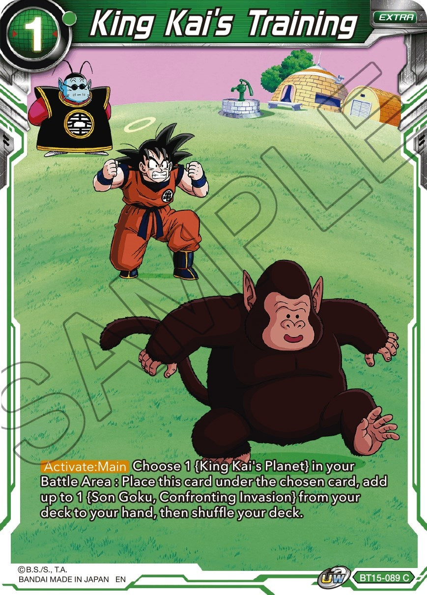 Image for King Kai's Training (BT15-089) (DBS-B15) - Dragon Ball Super: Masters