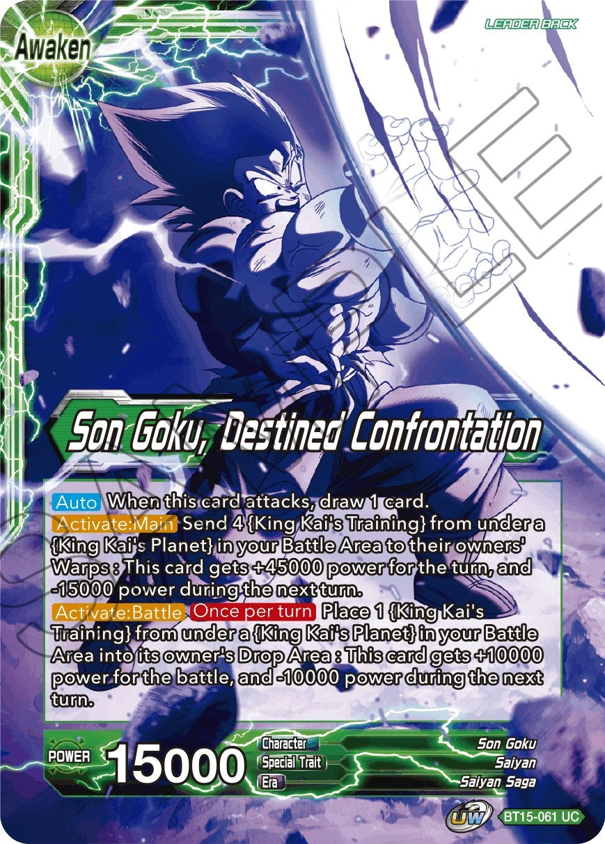 Image for Son Goku // Son Goku, Destined Confrontation (BT15-061) (DBS-B15) - Dragon Ball Super: Masters