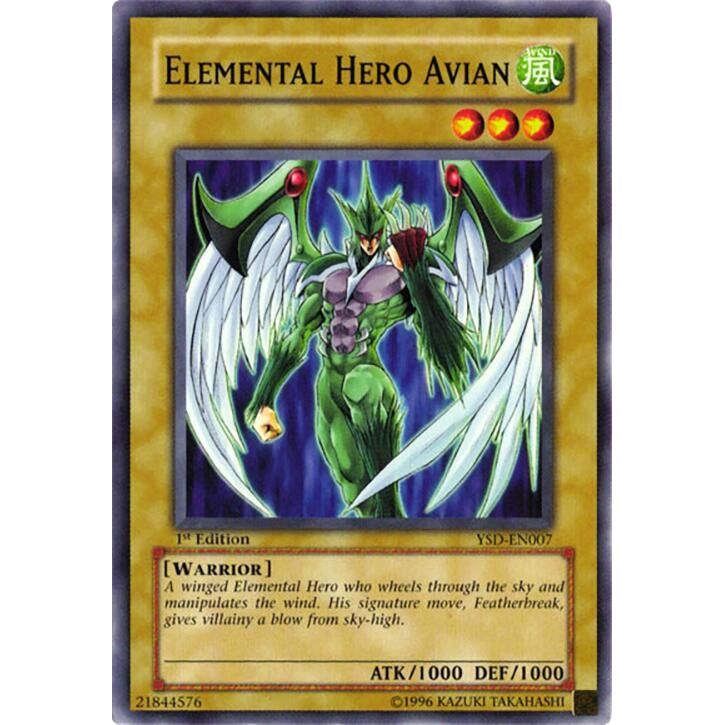 Image for Elemental Hero Avian (YSD-EN007) - YuGiOh