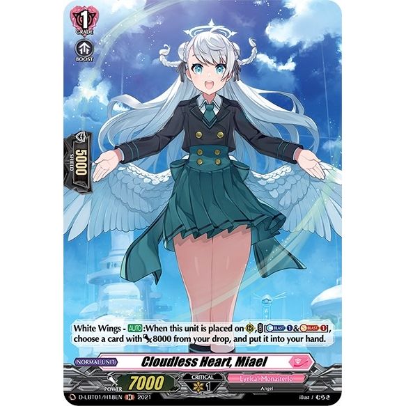 Image for Cloudless Heart, Miael (Holo) (D-LBT01/H18EN) (D-LBT01) - Cardfight Vanguard