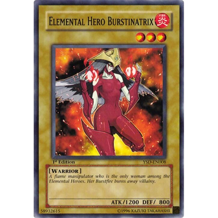 Image for Elemental Hero Burstinatrix (YSD-EN008) - YuGiOh