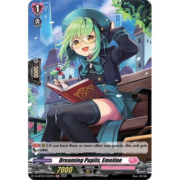 Image for Dreaming Pupils, Emeline (Holo) (D-LBT01/H31EN) (D-LBT01) - Cardfight Vanguard