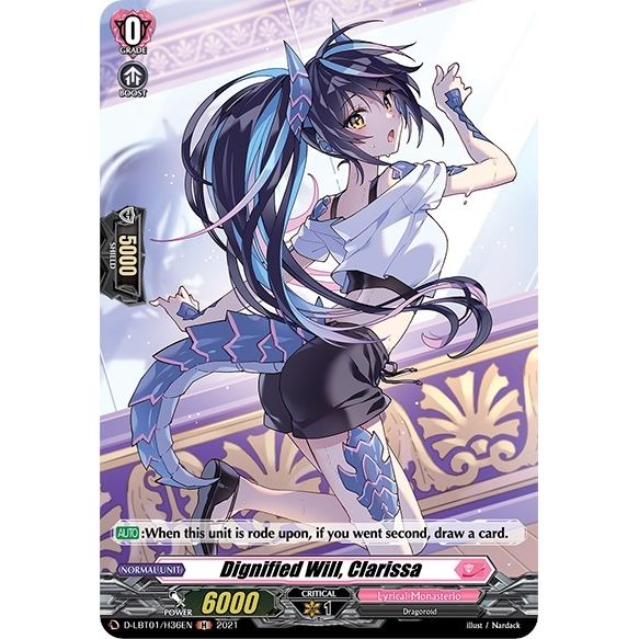 Image for Dignified Will, Clarissa (Holo) (D-LBT01/H36EN) (D-LBT01) - Cardfight Vanguard