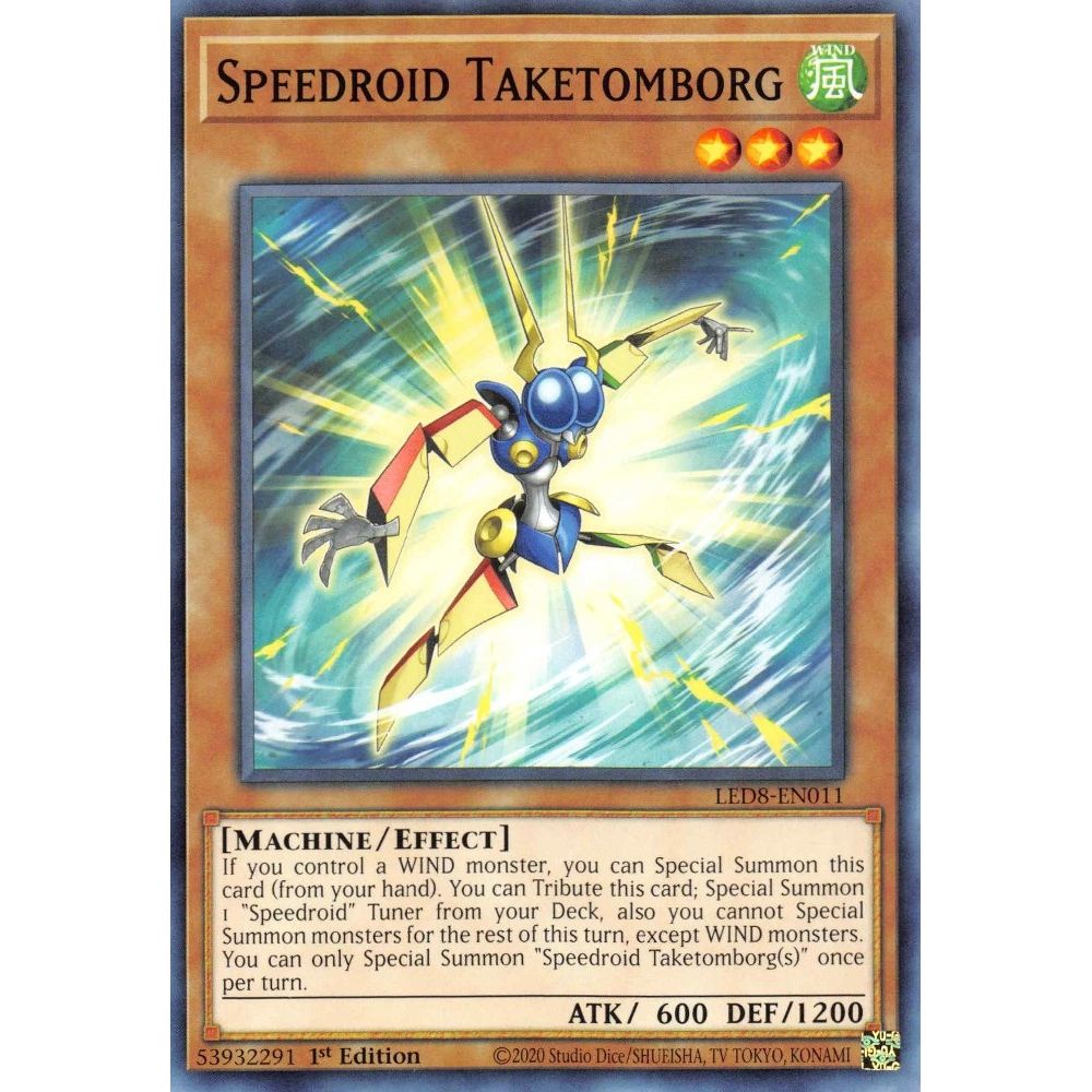 Image for Speedroid Taketomborg (LED8-EN011) (LED8) - YuGiOh