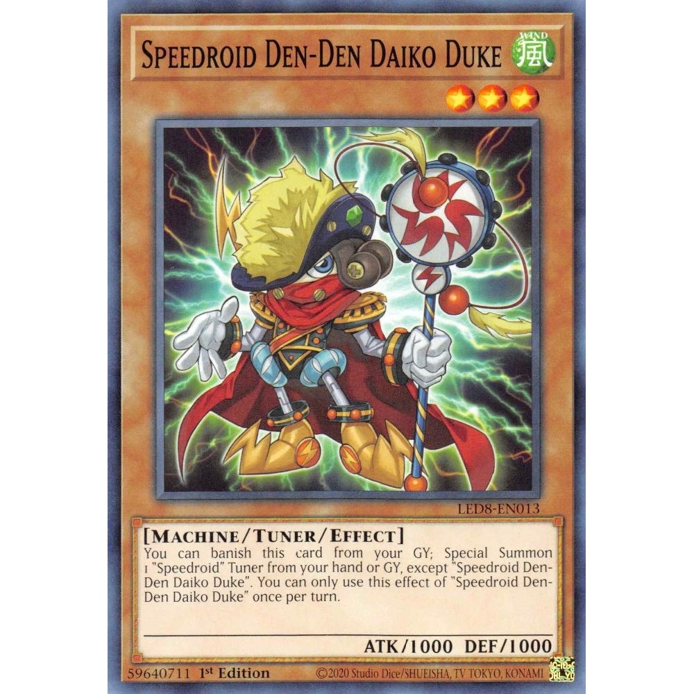 Image for Speedroid Den-Den Daiko Duke (LED8-EN013) (LED8) - YuGiOh