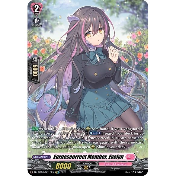 Image for Earnescorrect Member, Evelyn (SP) (D-LBT01/SP10EN) (D-LBT01) - Cardfight Vanguard