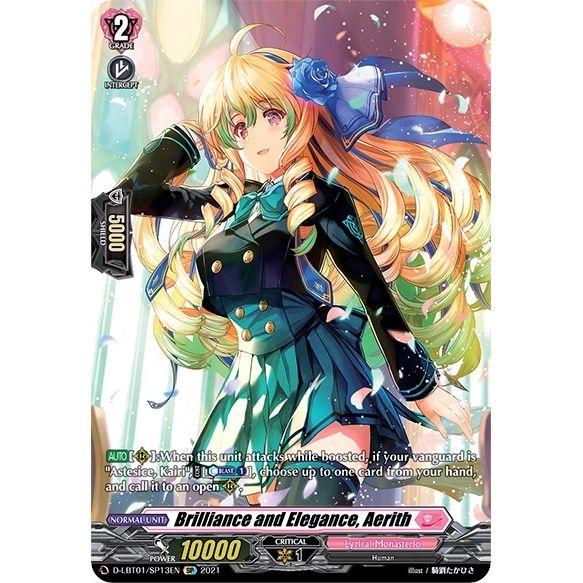 Image for Brilliance and Elegance, Aerith (SP) (D-LBT01/SP13EN) (D-LBT01) - Cardfight Vanguard