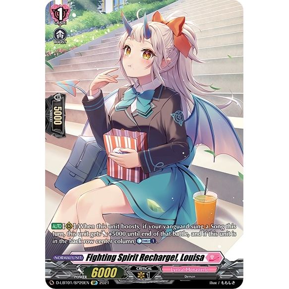 Image for Fighting Spirit Recharge!, Louisa (SP) (D-LBT01/SP20EN) (D-LBT01) - Cardfight Vanguard