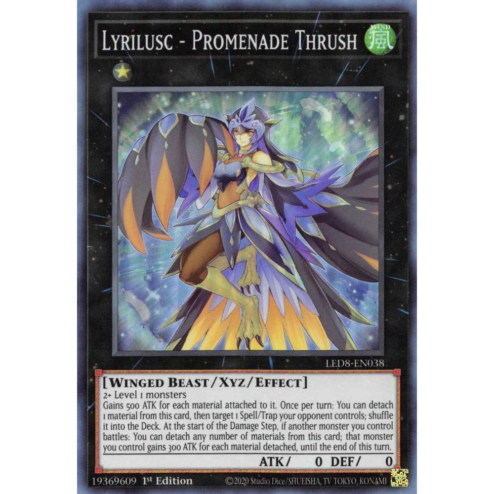Image for Lyrilusc - Promenade Thrush (LED8-EN038) (LED8) - YuGiOh