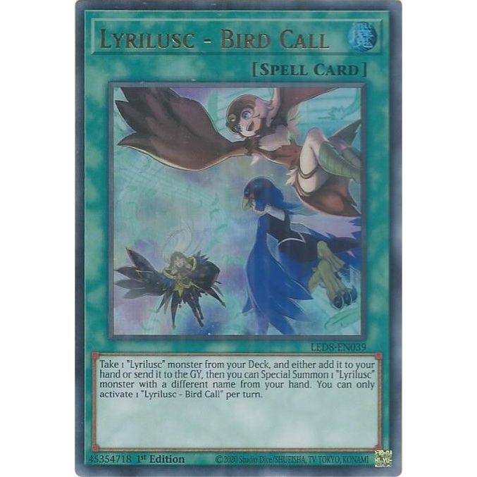 Image for Lyrilusc - Bird Call (LED8-EN039) (LED8) - YuGiOh