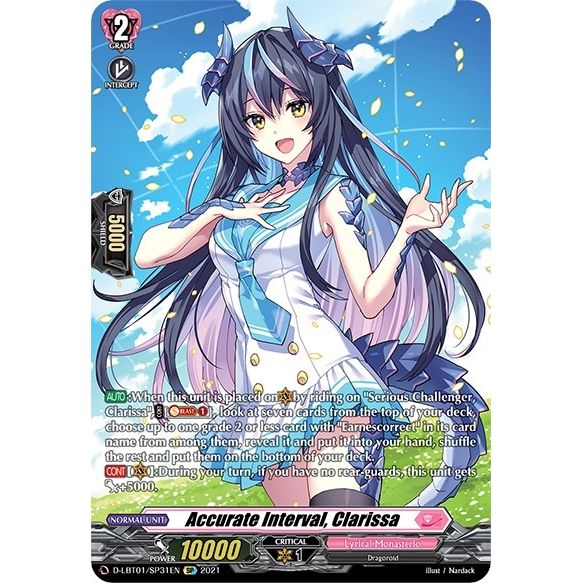 Image for Accurate Interval, Clarissa (SP) (D-LBT01/SP31EN) (D-LBT01) - Cardfight Vanguard